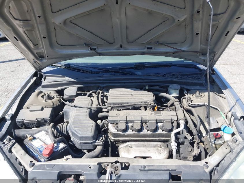 2004 Honda Civic Lx VIN: 2HGES16544H573804 Lot: 43368074