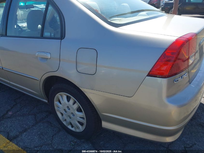 2004 Honda Civic Lx VIN: 2HGES16544H573804 Lot: 43368074
