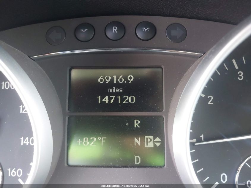 2007 Mercedes-Benz Ml 350 4Matic VIN: 4JGBB86E17A254336 Lot: 43368108