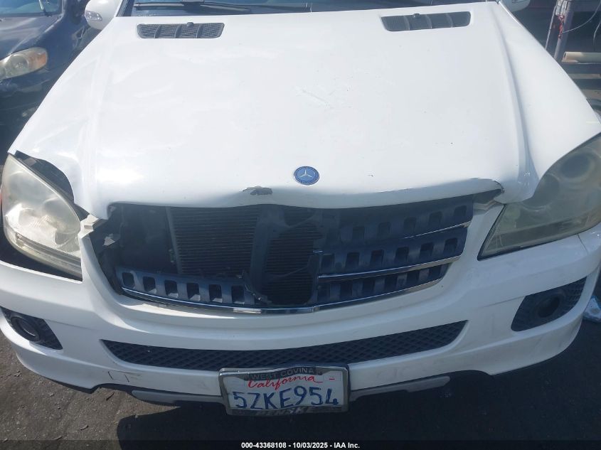 2007 Mercedes-Benz Ml 350 4Matic VIN: 4JGBB86E17A254336 Lot: 43368108