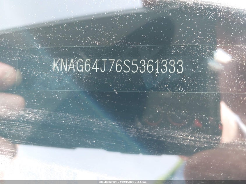 2025 Kia K5 Gt-Line VIN: KNAG64J76S5361333 Lot: 43368128