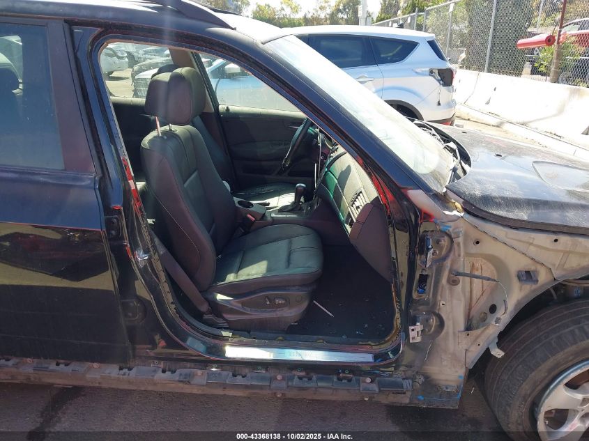 2008 BMW X3 3.0Si VIN: WBXPC93478WJ03386 Lot: 43368138