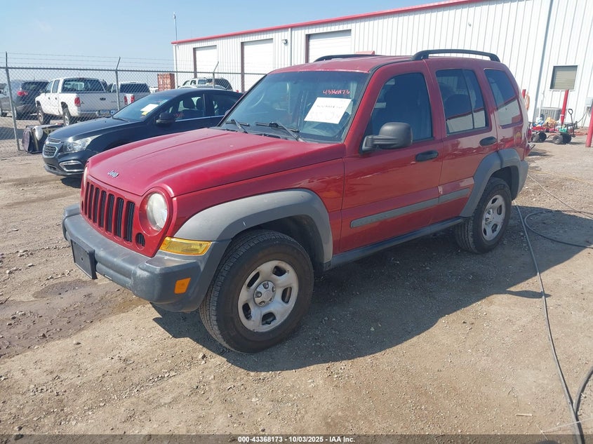 1J4GK48K06W158540 2006 JEEP LIBERTY (NORTH AMERICA) photo no. 2