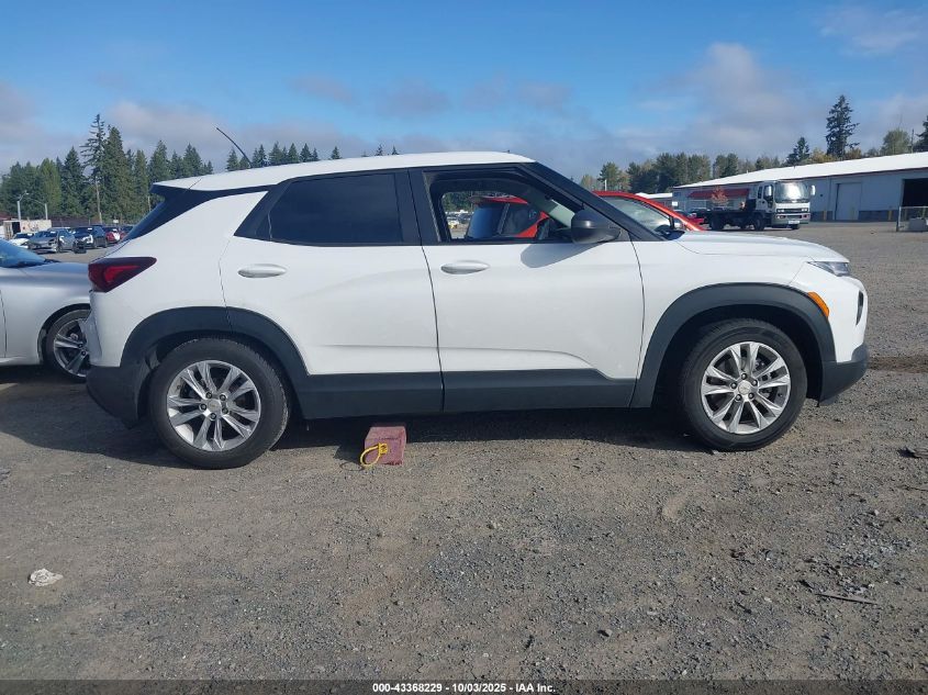 2021 Chevrolet Trailblazer Fwd Ls VIN: KL79MMS2XMB163473 Lot: 43368229