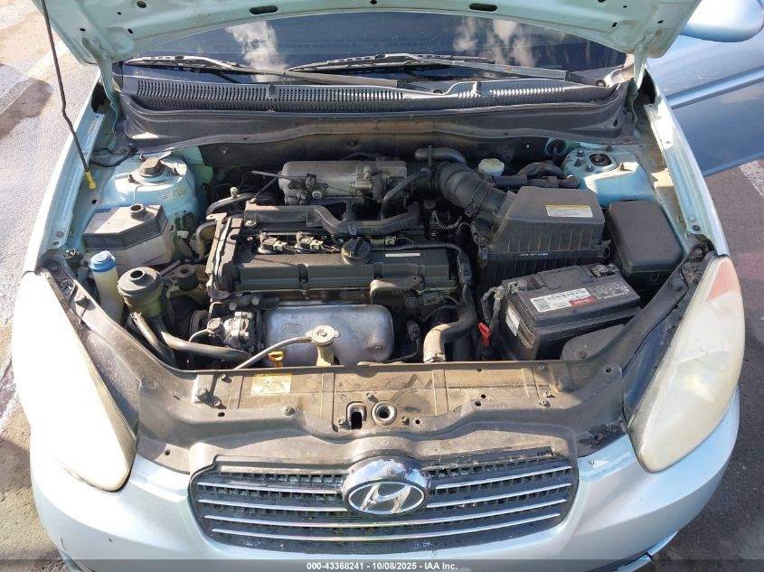 2006 Hyundai Accent Gls VIN: KMHCN46C66U050356 Lot: 43368241