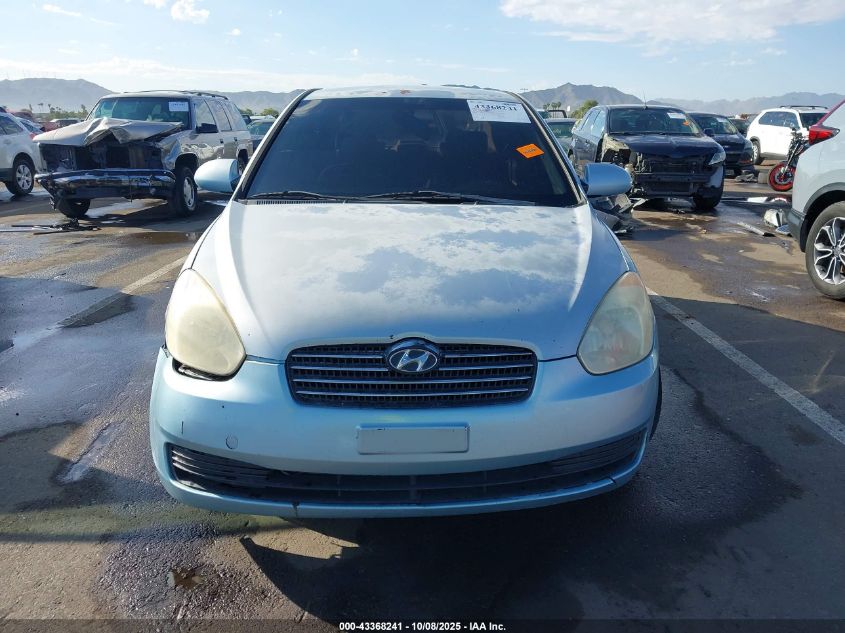 2006 Hyundai Accent Gls VIN: KMHCN46C66U050356 Lot: 43368241