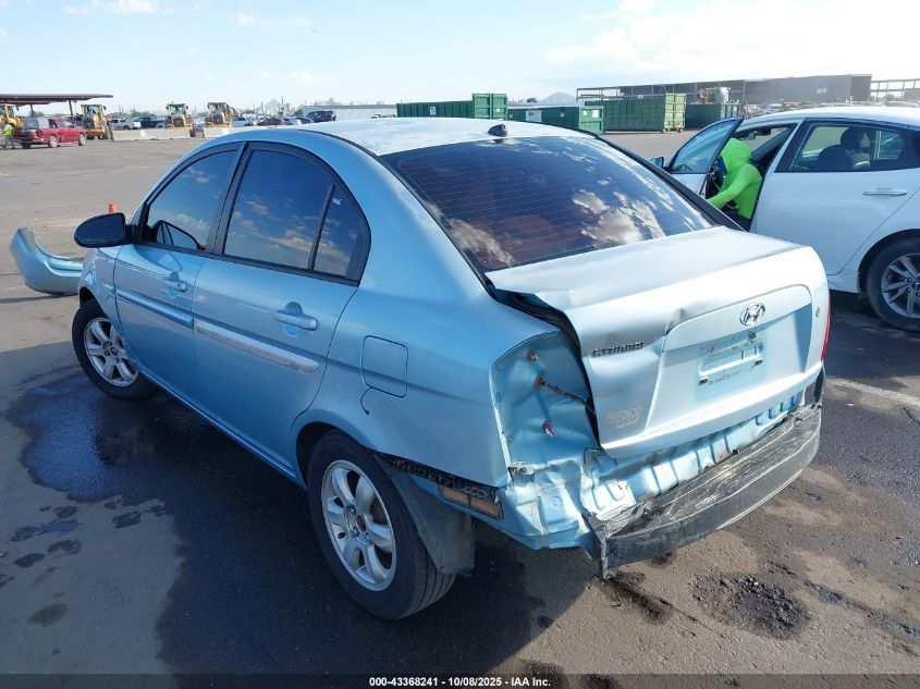 2006 Hyundai Accent Gls VIN: KMHCN46C66U050356 Lot: 43368241