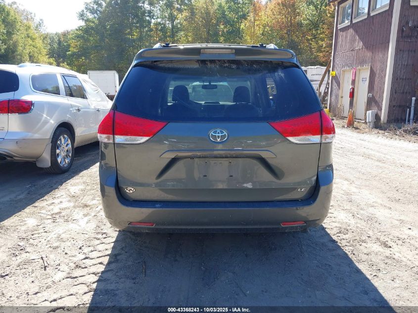 2013 Toyota Sienna Le V6 8 Passenger VIN: 5TDKK3DC9DS325855 Lot: 43368243