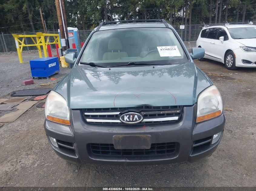 2006 Kia Sportage Ex V6/Lx V6 VIN: KNDJE723767267948 Lot: 43368254