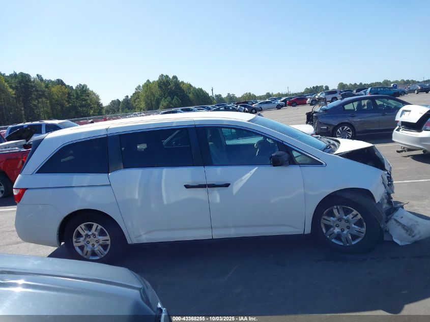 2013 Honda Odyssey Lx VIN: 5FNRL5H27DB062519 Lot: 43368255