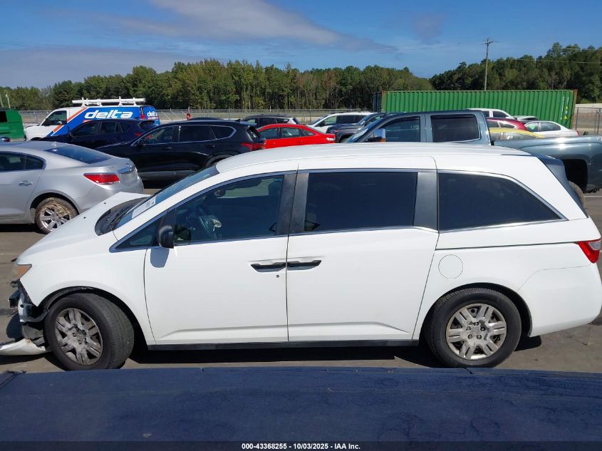 2013 Honda Odyssey Lx VIN: 5FNRL5H27DB062519 Lot: 43368255