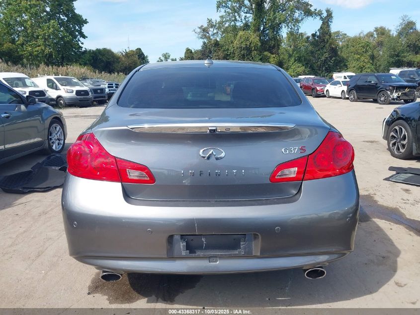 2012 Infiniti G37 Sport VIN: JN1CV6AP6CM624799 Lot: 43368317