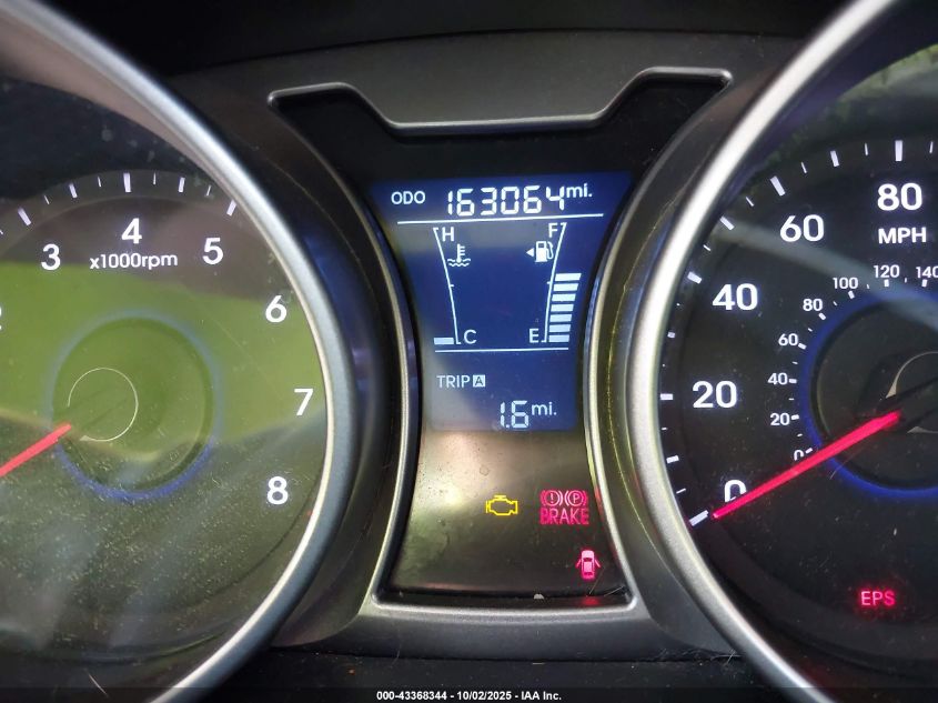 2013 Hyundai Veloster Base W/Black VIN: KMHTC6ADXDU177514 Lot: 43368344