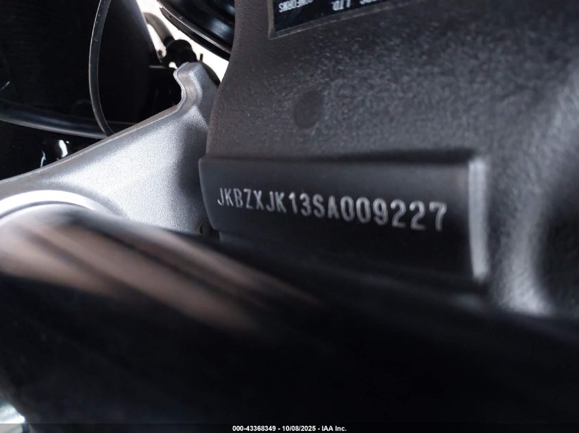 2025 Kawasaki Zx636 K VIN: JKBZXJK13SA009227 Lot: 43368349