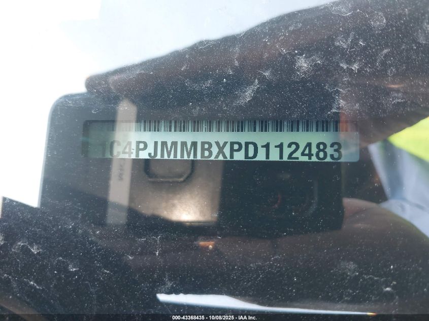 2023 Jeep Cherokee Altitude Lux 4X4 VIN: 1C4PJMMBXPD112483 Lot: 43368435