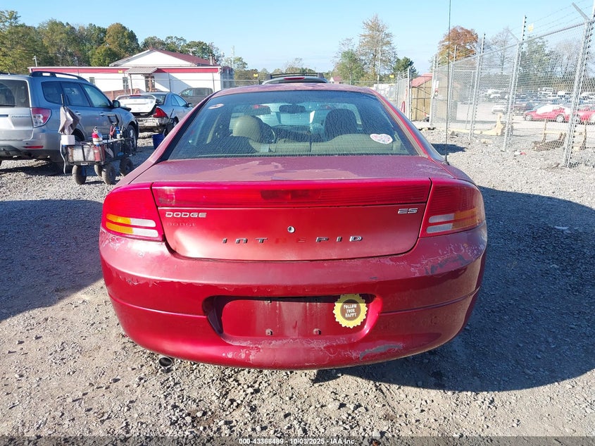 2002 Dodge Intrepid Es VIN: 2B3HD56M12H297486 Lot: 43368489