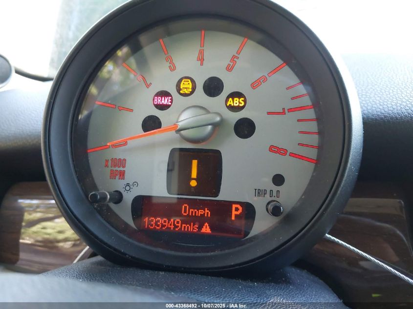 2011 Mini Cooper S VIN: WMWSV3C5XBTY12732 Lot: 43368492