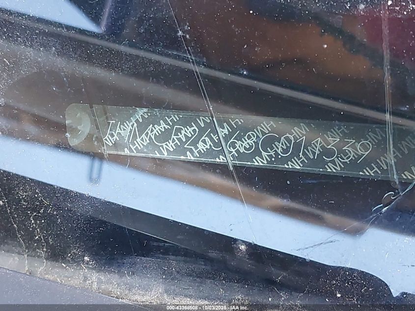 2008 Honda Accord 2.4 Lx VIN: JHMCP26368C011339 Lot: 43368508