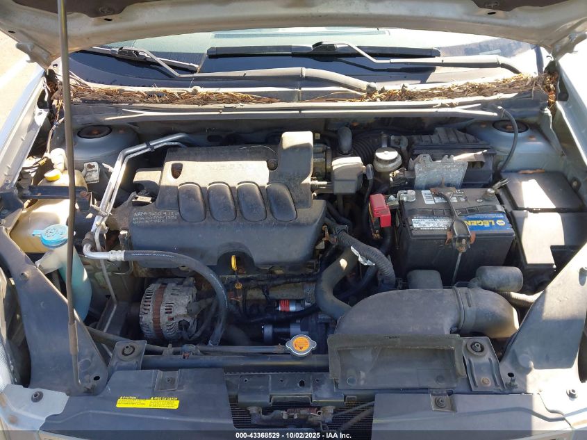 2010 Nissan Sentra 2.0Sl VIN: 3N1AB6AP5AL703338 Lot: 43368529