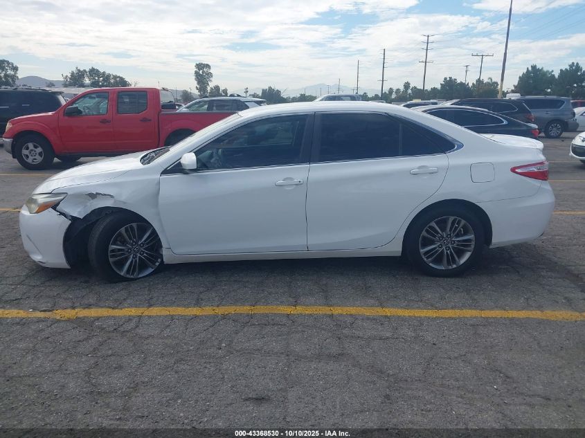 2016 Toyota Camry Se VIN: 4T1BF1FK0GU138710 Lot: 43368530