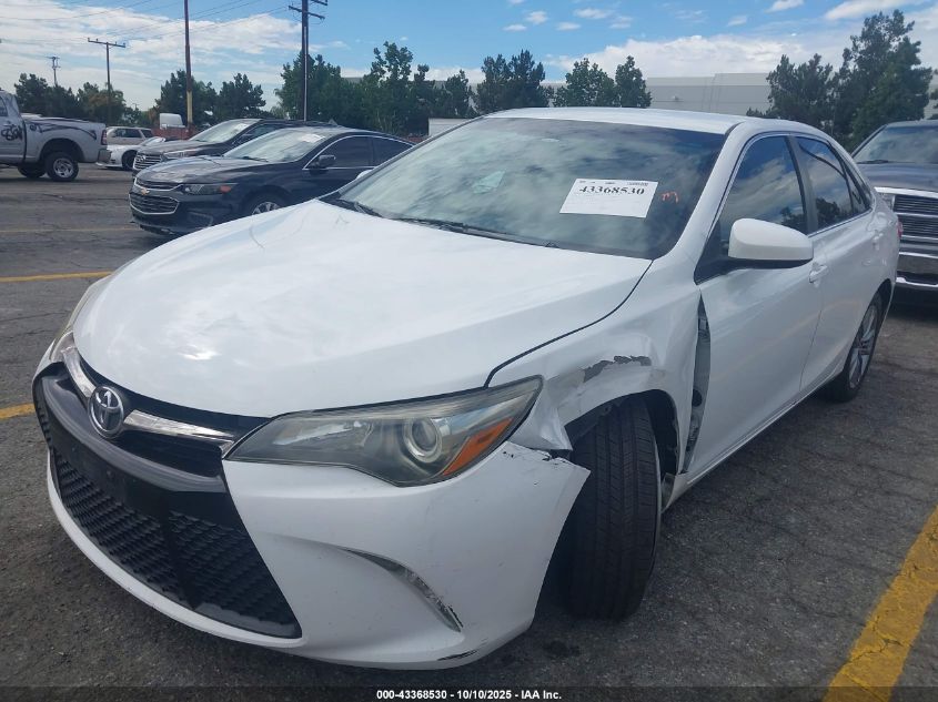 2016 Toyota Camry Se VIN: 4T1BF1FK0GU138710 Lot: 43368530