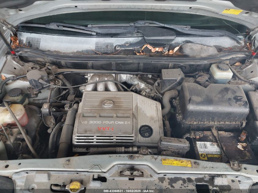 2001 Lexus Rx 300 VIN: JTJHF10U010182145 Lot: 43368531