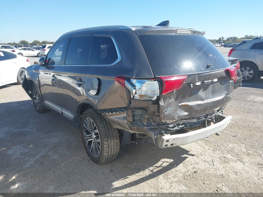 Vin: ja4ad3a35hz001990, lot: 43863285, mitsubishi outlander se/sel 20173