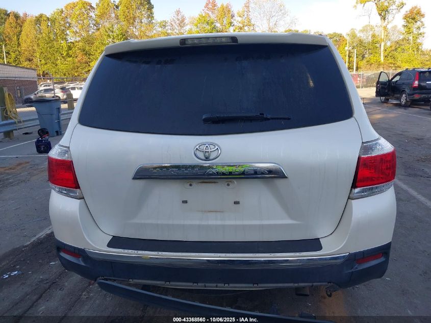 2013 Toyota Highlander VIN: 5TDZA3EH2DS035727 Lot: 43368560