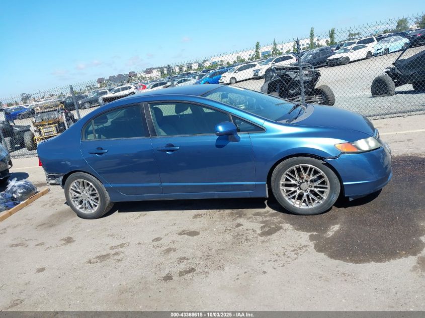 2008 Honda Civic Lx VIN: 2HGFA16568H526707 Lot: 43368615