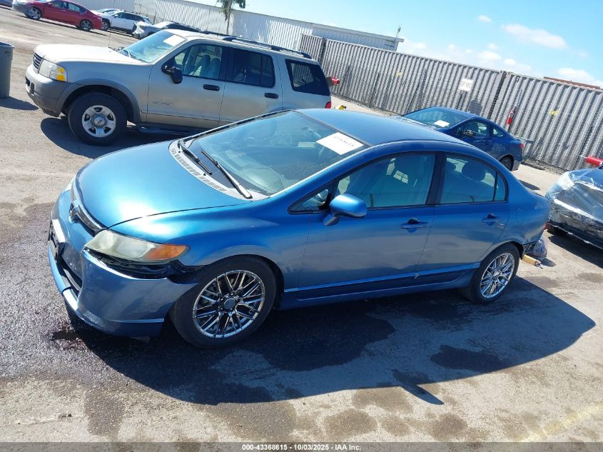 2008 Honda Civic Lx VIN: 2HGFA16568H526707 Lot: 43368615