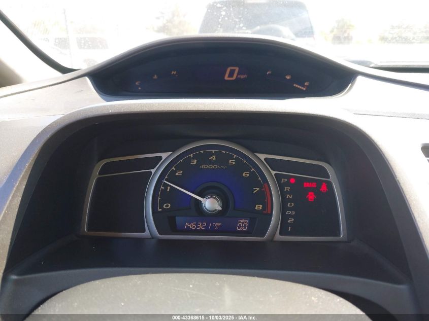 2008 Honda Civic Lx VIN: 2HGFA16568H526707 Lot: 43368615