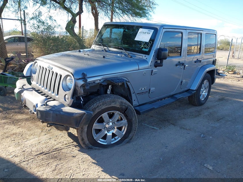 2016 JEEP WRANGLER UNLIMITED SAHARA - 1C4BJWEG2GL295013