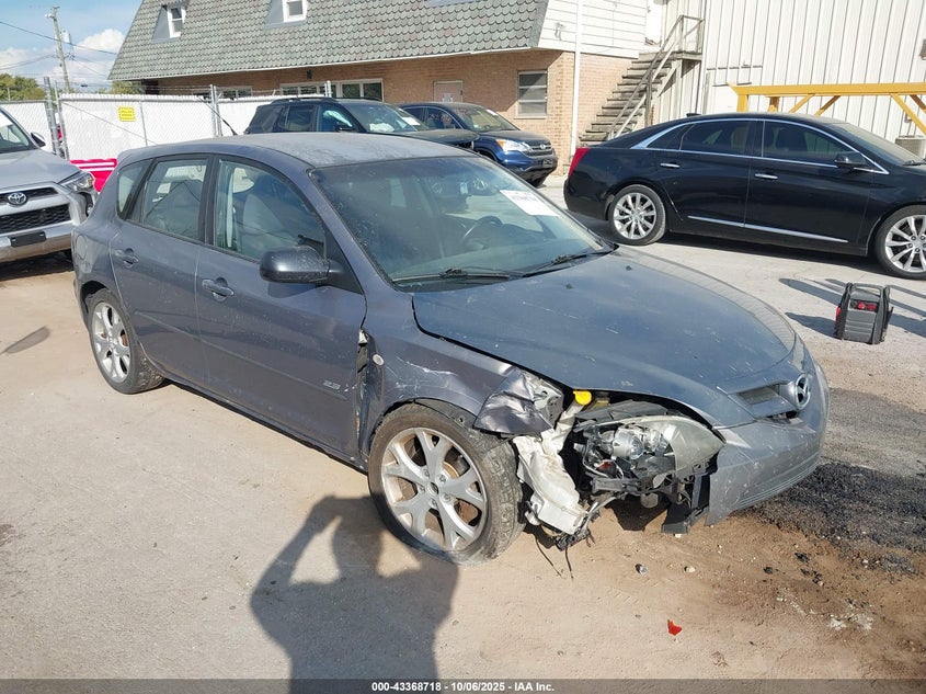 2007 Mazda Mazda3 S Touring grey hatchback gasoline JM1BK343871670778 photo #1