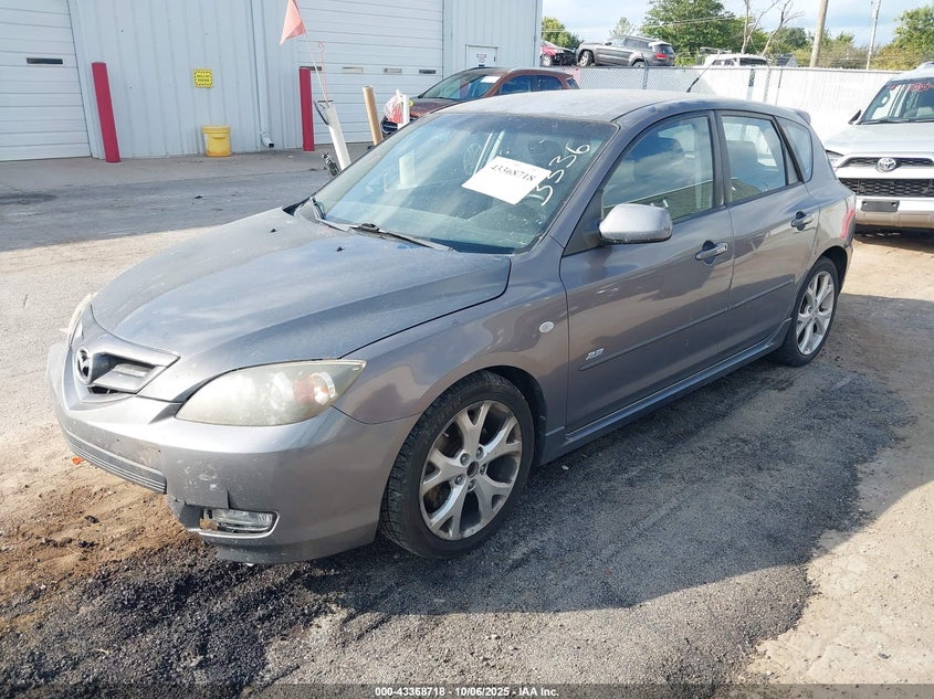 2007 Mazda Mazda3 S Touring grey hatchback gasoline JM1BK343871670778 photo #3