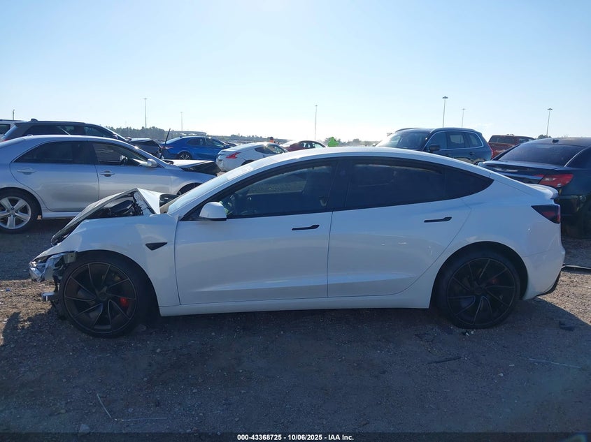 2025 Tesla Model 3 Performance VIN: 5YJ3E1ET4SF028427 Lot: 43368725