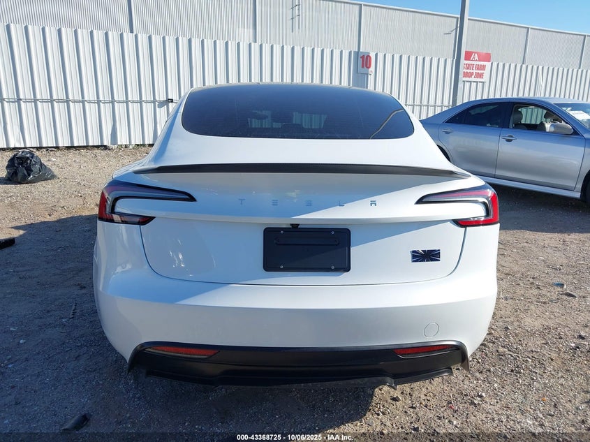 2025 Tesla Model 3 Performance VIN: 5YJ3E1ET4SF028427 Lot: 43368725