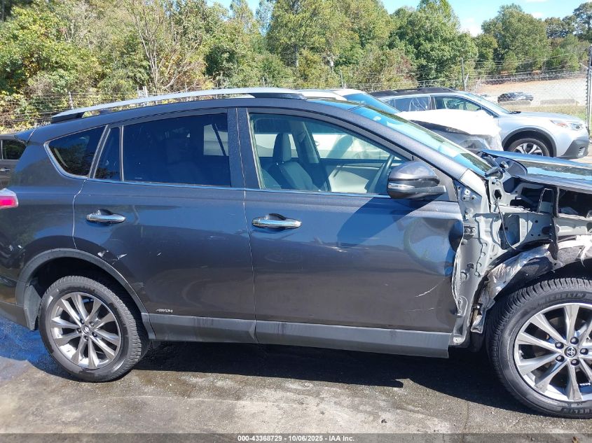 2016 Toyota Rav4 Hybrid Limited VIN: JTMDJREV3GD018096 Lot: 43368729