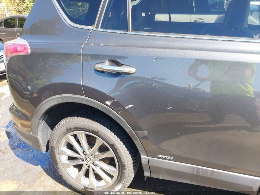 2016 Toyota Rav4 Hybrid Limited VIN: JTMDJREV3GD018096 Lot: 43368729