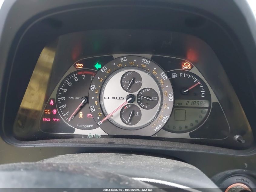 2004 Lexus Is 300 VIN: JTHBD192440090653 Lot: 43368756