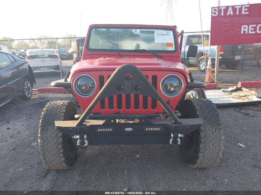 1997 Jeep Wrangler Se VIN: 1J4FY29P3VP470093 Lot: 43368783