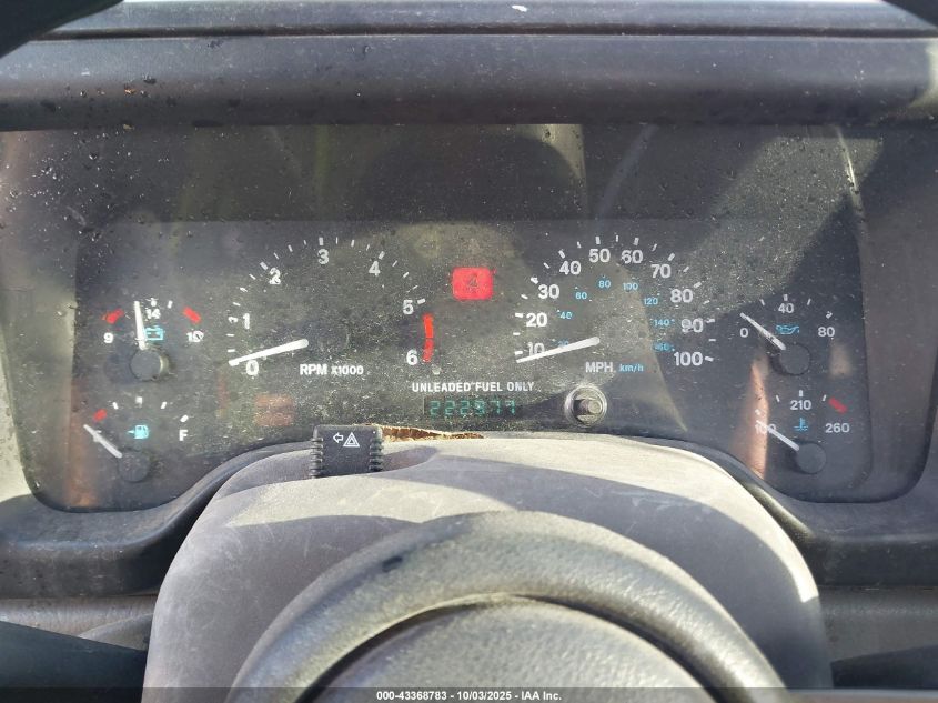 1997 Jeep Wrangler Se VIN: 1J4FY29P3VP470093 Lot: 43368783