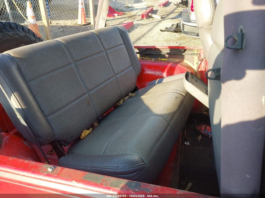 1997 Jeep Wrangler Se VIN: 1J4FY29P3VP470093 Lot: 43368783