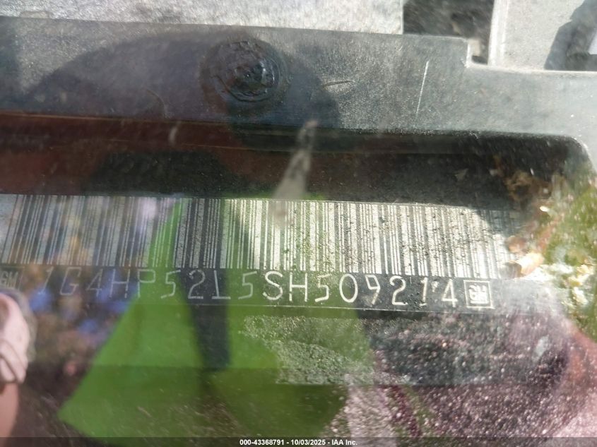 1995 Buick Lesabre Custom VIN: 1G4HP52L5SH509214 Lot: 43368791