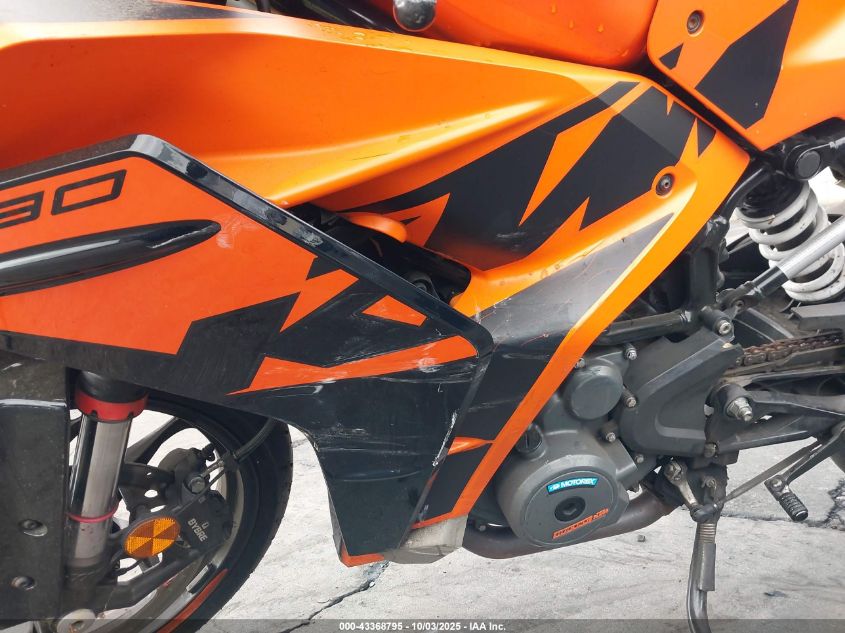 2022 Ktm 390 Rc VIN: MD2JYJ408NC210522 Lot: 43368795