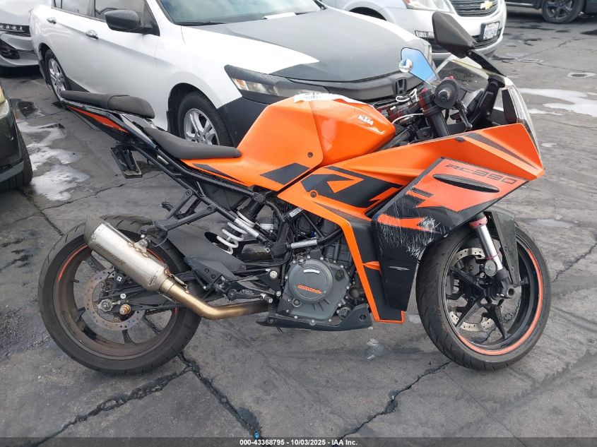 2022 Ktm 390 Rc VIN: MD2JYJ408NC210522 Lot: 43368795
