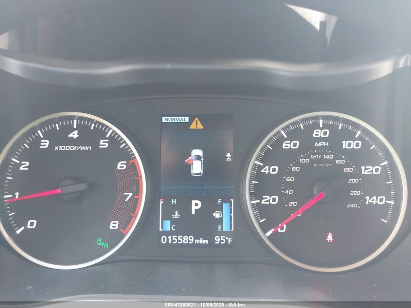 2025 Mitsubishi Eclipse Cross Black Edition S-Awc/Se S-Awc/Sel S-Awc VIN: JA4ATWAA6SZ008831 Lot: 43368821