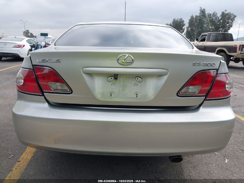 2003 Lexus Es 300 VIN: JTHBF30G336016487 Lot: 43368864