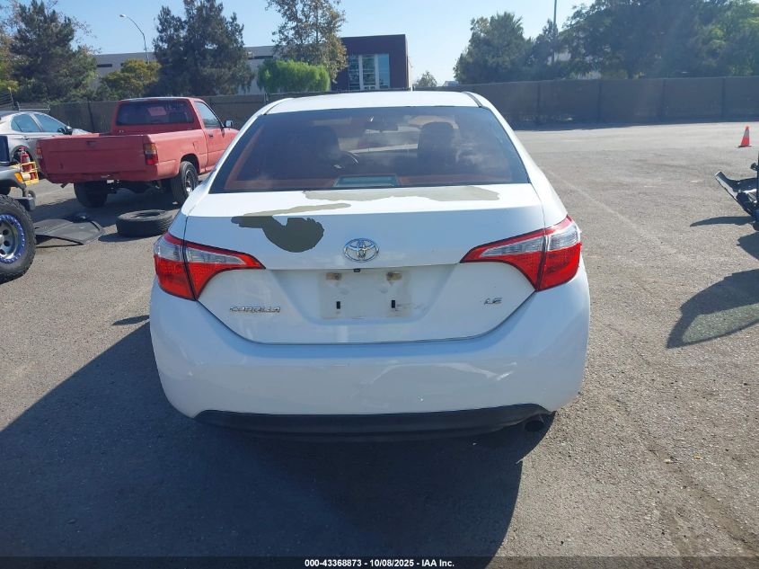 2015 Toyota Corolla Le Plus VIN: 5YFBURHE4FP185489 Lot: 43368873