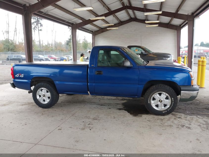2004 Chevrolet Silverado 1500 Work Truck VIN: 1GCEK14V34Z234372 Lot: 43368896