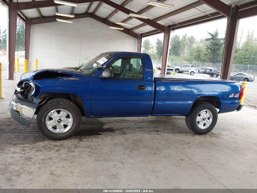 2004 Chevrolet Silverado 1500 Work Truck VIN: 1GCEK14V34Z234372 Lot: 43368896